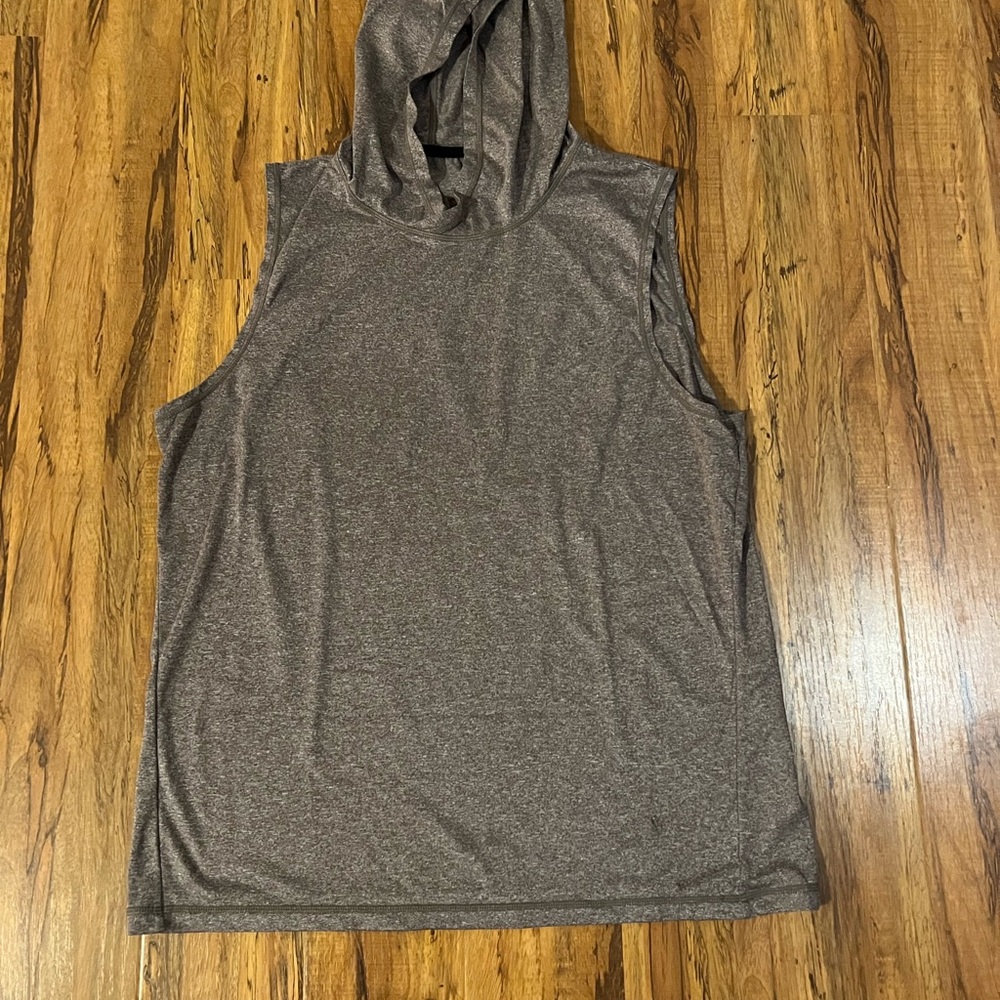 Zella Charcoal Sleeveless Hoodie